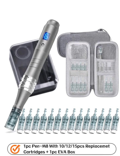 DermaGlow M8 Microneedling Pen