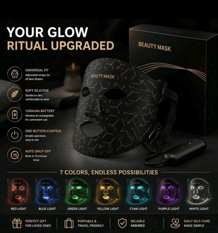 LumiGlow 7-Color Light Therapy Mask